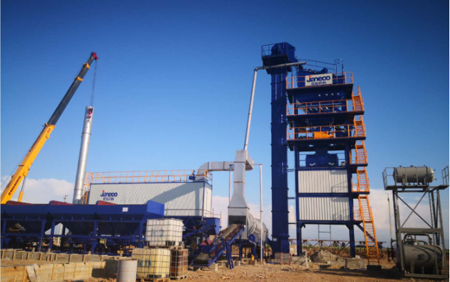Sjlbz80-3b ասֆալտ խառնող գործարան Ուզբեկստանում Ֆերգանայի պետական ​​արագընթաց մայրուղու կիրառման համար